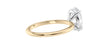 Oval Solitaire Slim Band Diamond Engagement Ring