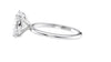 Oval Solitaire Slim Band Diamond Engagement Ring