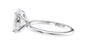 Oval Solitaire Slim Band Diamond Engagement Ring