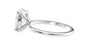Oval Solitaire Slim Band Diamond Engagement Ring