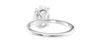 Oval Solitaire Slim Band Diamond Engagement Ring