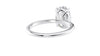 Oval Solitaire Slim Band Diamond Engagement Ring