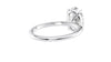 Oval Solitaire Slim Band Diamond Engagement Ring