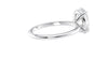 Oval Solitaire Slim Band Diamond Engagement Ring
