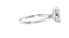 Oval Solitaire Slim Band Diamond Engagement Ring