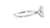 Oval Solitaire Slim Band Diamond Engagement Ring