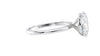 Oval Solitaire Slim Band Diamond Engagement Ring