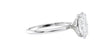 Oval Solitaire Slim Band Diamond Engagement Ring