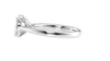 Oval Solitaire Tapered Band Diamond Engagement Ring