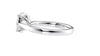 Oval Solitaire Tapered Band Diamond Engagement Ring