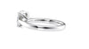 Oval Solitaire Tapered Band Diamond Engagement Ring