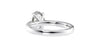Oval Solitaire Tapered Band Diamond Engagement Ring