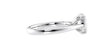 Oval Solitaire Tapered Band Diamond Engagement Ring