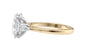 Oval & Pear 3 Stone Diamond Engagement Ring