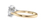 Oval & Pear 3 Stone Diamond Engagement Ring