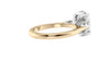 Oval & Pear 3 Stone Diamond Engagement Ring