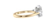 Oval & Pear 3 Stone Diamond Engagement Ring