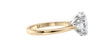 Oval & Pear 3 Stone Diamond Engagement Ring