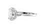 Oval & Pear 3 Stone Diamond Engagement Ring