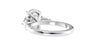 Oval & Pear 3 Stone Diamond Engagement Ring