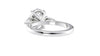 Oval & Pear 3 Stone Diamond Engagement Ring
