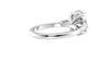 Oval & Pear 3 Stone Diamond Engagement Ring