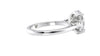 Oval & Pear 3 Stone Diamond Engagement Ring