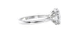Oval & Pear 3 Stone Diamond Engagement Ring