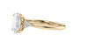Oval Diamond Engagement Ring Trilogy Side Stones