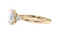 Oval Diamond Engagement Ring Trilogy Side Stones