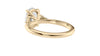 Oval Diamond Engagement Ring Trilogy Side Stones