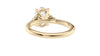 Oval Diamond Engagement Ring Trilogy Side Stones