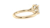Oval Diamond Engagement Ring Trilogy Side Stones