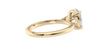 Oval Diamond Engagement Ring Trilogy Side Stones