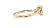 Oval Diamond Engagement Ring Trilogy Side Stones