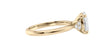 Oval Diamond Engagement Ring Trilogy Side Stones