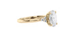 Oval Diamond Engagement Ring Trilogy Side Stones