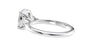 Oval Diamond Engagement Ring Trilogy Side Stones