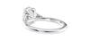 Oval Diamond Engagement Ring Trilogy Side Stones