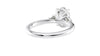 Oval Diamond Engagement Ring Trilogy Side Stones