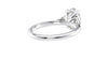 Oval Diamond Engagement Ring Trilogy Side Stones