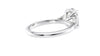 Oval Diamond Engagement Ring Trilogy Side Stones