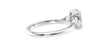 Oval Diamond Engagement Ring Trilogy Side Stones