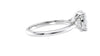 Oval Diamond Engagement Ring Trilogy Side Stones