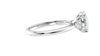 Oval Diamond Engagement Ring Trilogy Side Stones