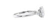 Oval Diamond Engagement Ring Trilogy Side Stones