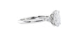 Oval Diamond Engagement Ring Trilogy Side Stones