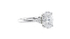 Oval Diamond Engagement Ring Trilogy Side Stones