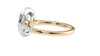 Oval Halo Classic Diamond Band Engagement Ring