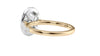 Oval Halo Classic Diamond Band Engagement Ring